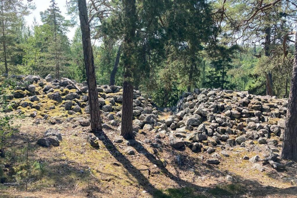 Cabin In The Woods, Close To Lake Maelaren เอสคิสทูนา ภายนอก รูปภาพ