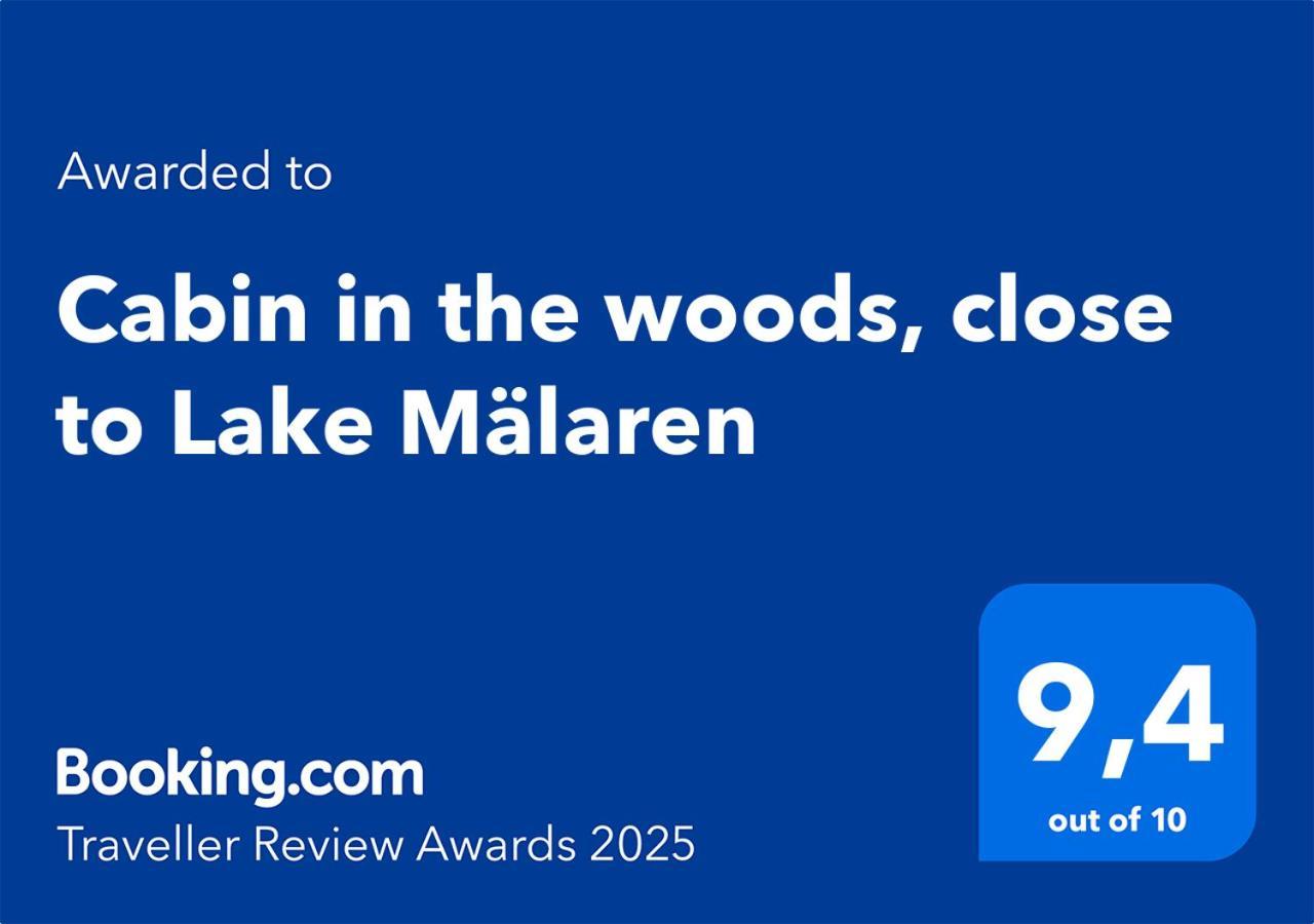 Cabin In The Woods, Close To Lake Maelaren เอสคิสทูนา ภายนอก รูปภาพ